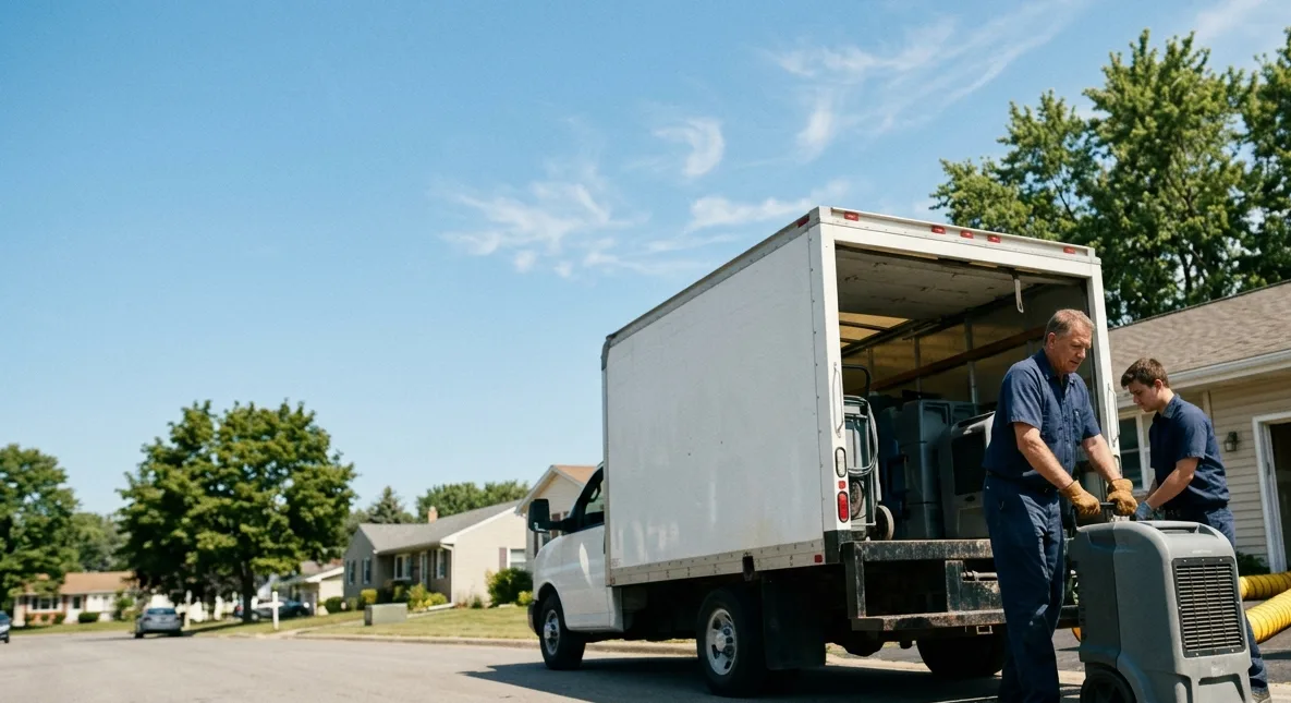 Water Damage Cleanup in Spragueville, IA near me